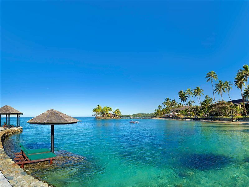The Warwick Fiji Hotel Korolevu  Exterior foto View of the lagoon
